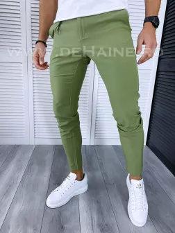 Pantaloni barbati casual regular fit verde B1734 B5-1.2.3/4-2 E